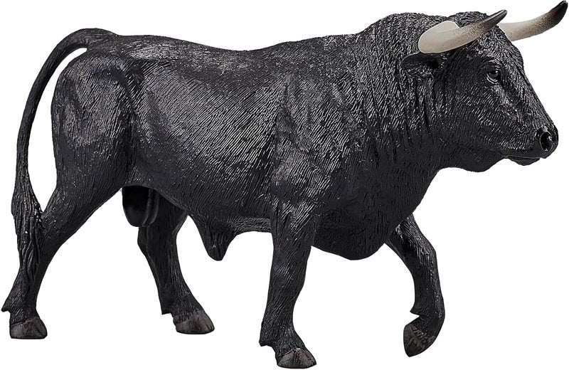 MOJO Spanish Bull Farm Animal Model Toy Figure - Image 1